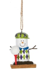 Ganz S'mores Golfer Ornament