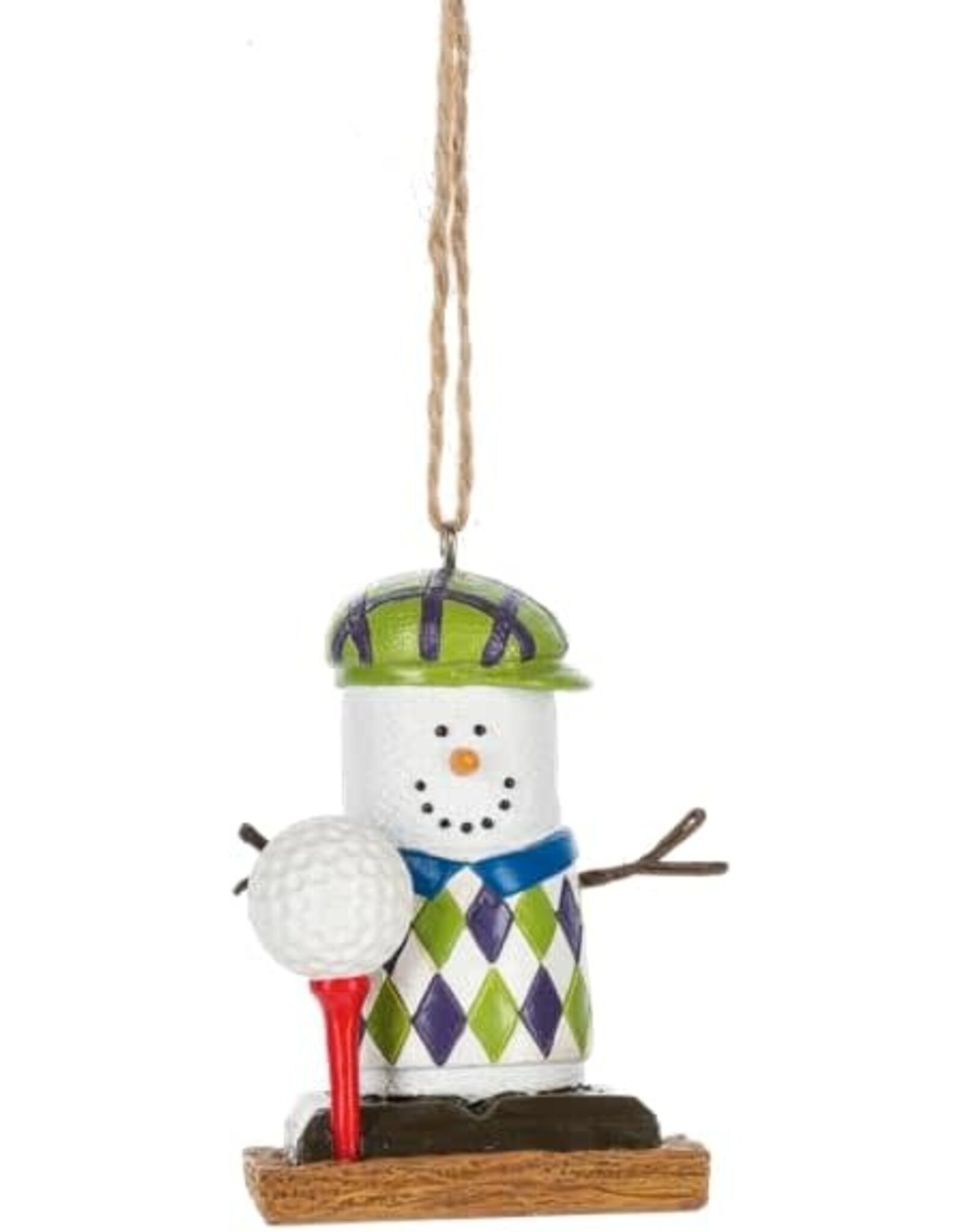 Ganz S'mores Golfer Ornament