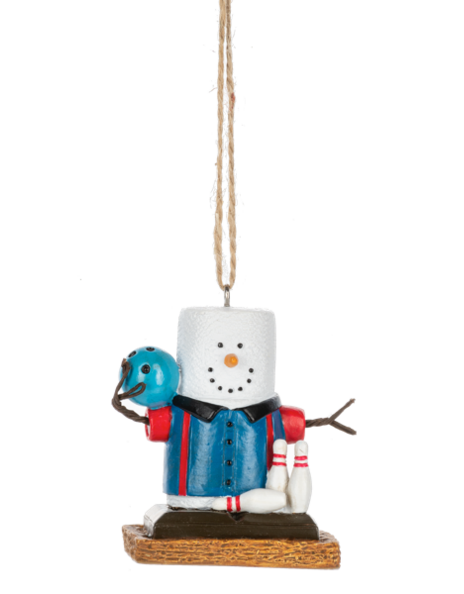 S'mores Bowling Ornament