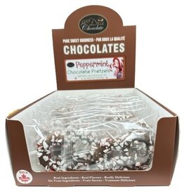 anDea Chocolate Peppermint Chocolate Covered Pretzels