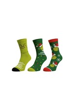 Bioworld The Grinch - 3 Pack Crew Socks