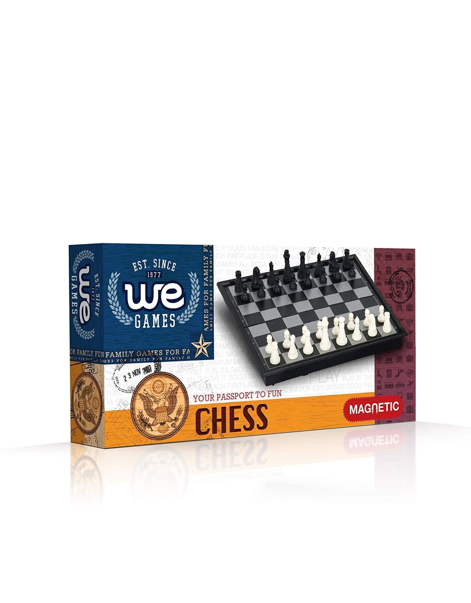 Chess Set 10" Magnetic Folding Board