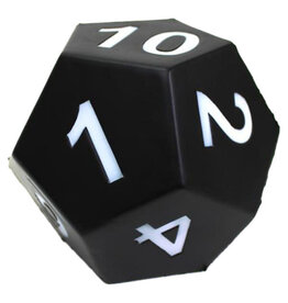Giant Foam Dice D12 Black Giant Foam Dice D12 Black