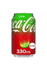 Coke Coca Cola Lime (British)