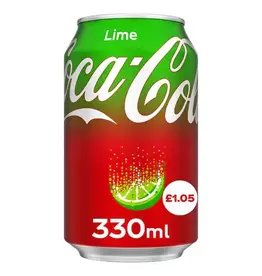 Coke Coca Cola Lime (British)