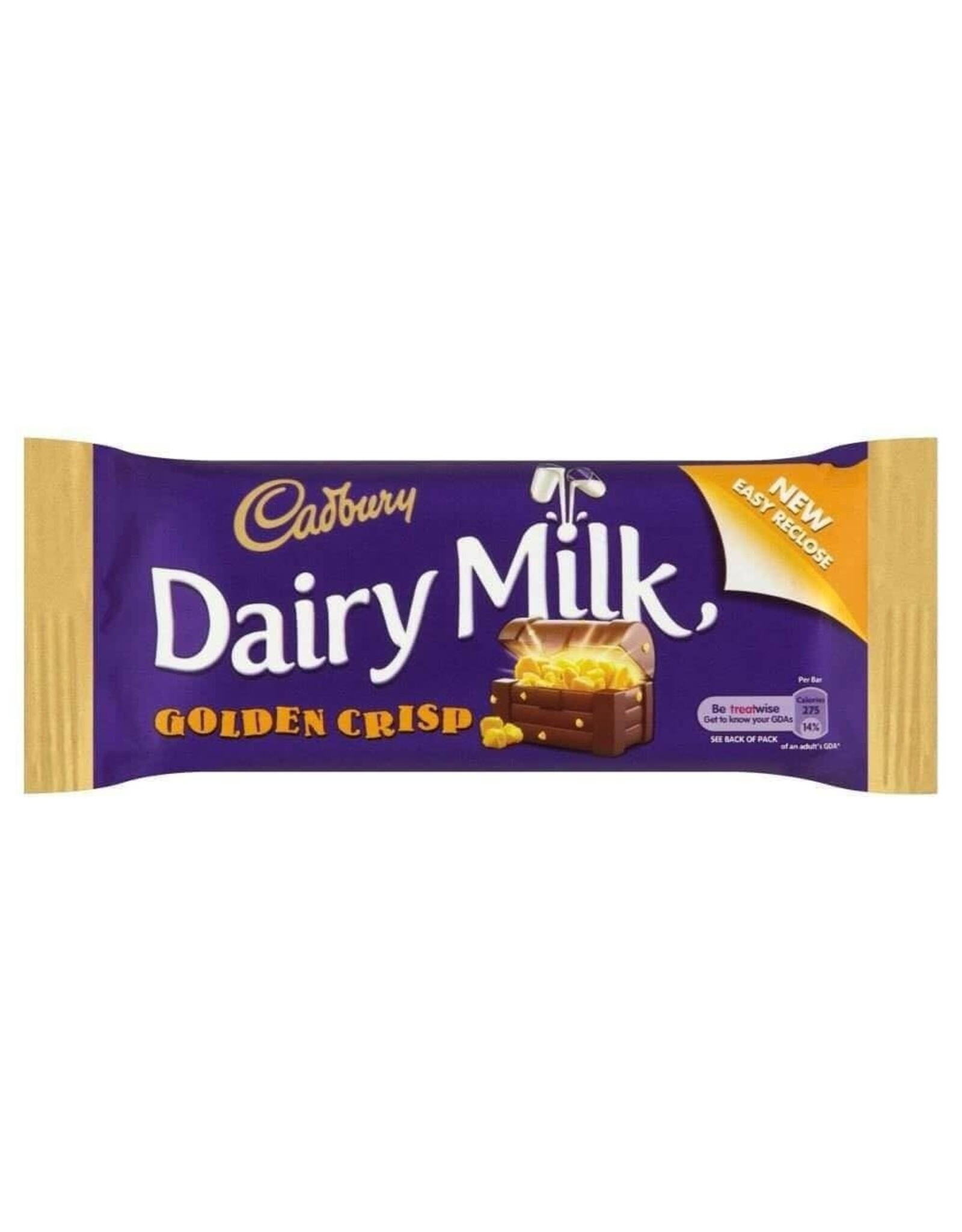 Cadbury Cadbury Dairy Milk Golden Crisp 49g (British)