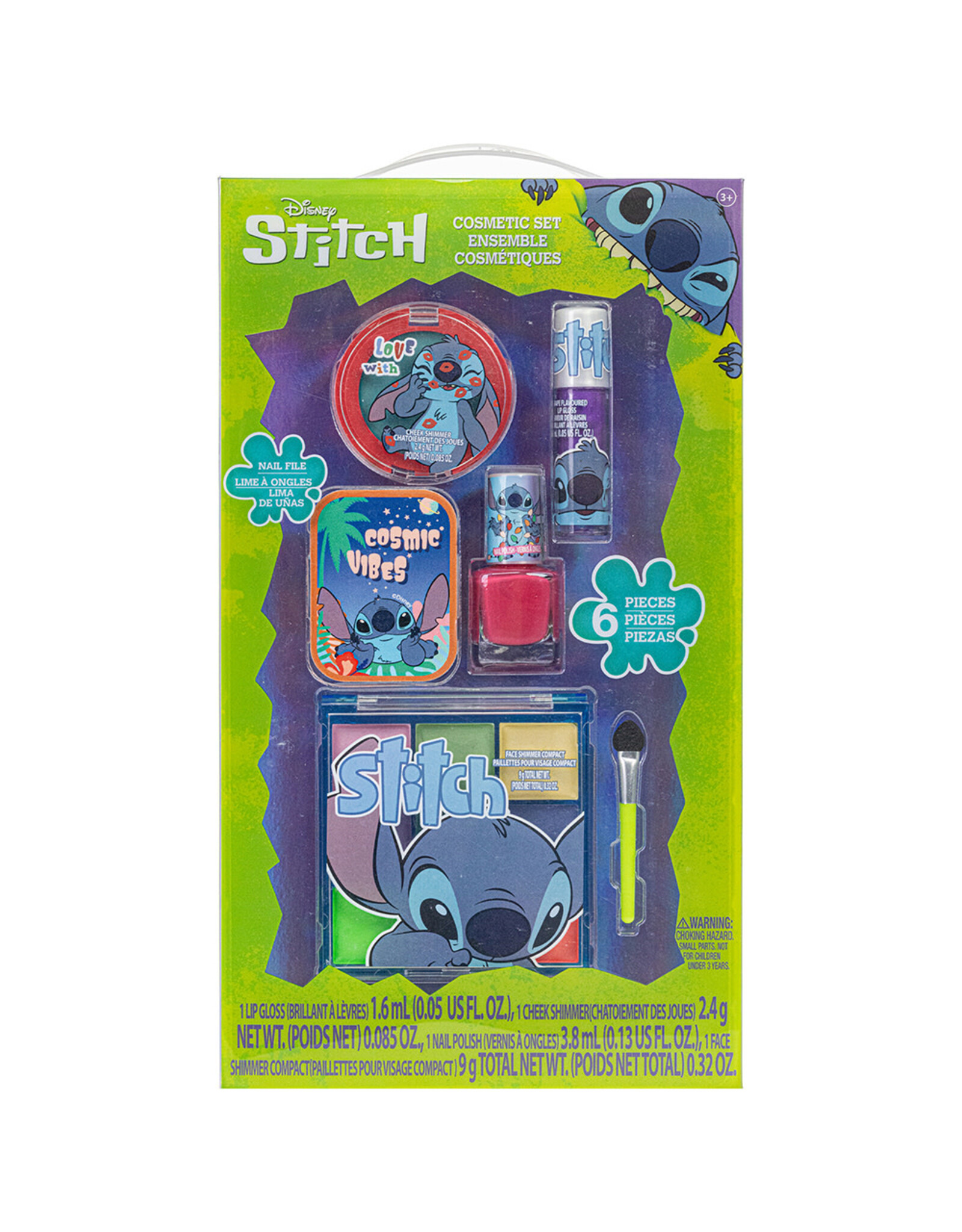Stitch - 6 Pack Cosmetic Set