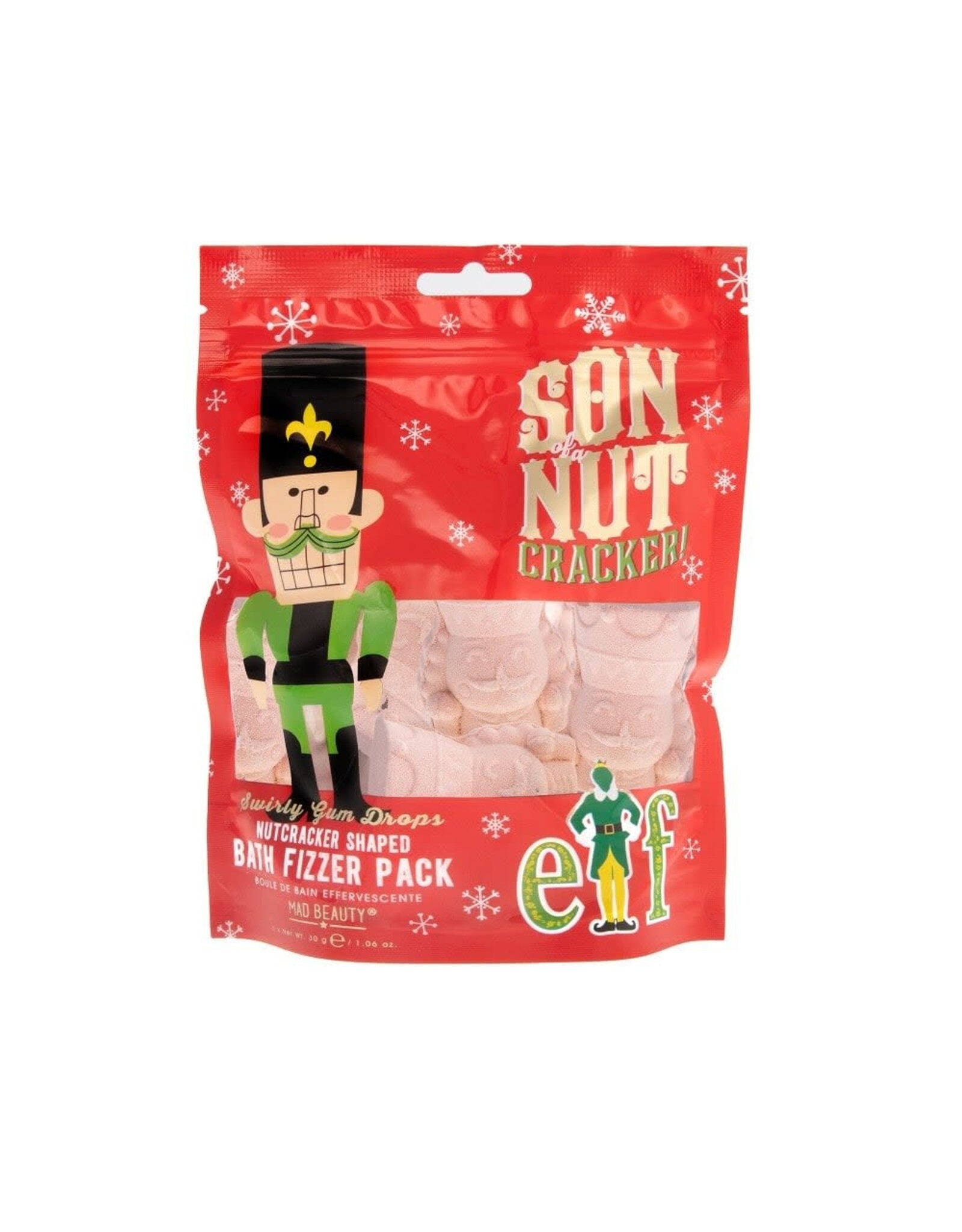 Mad Beauty Warner Brothers Elf Fizzer Pack - Nutcracker