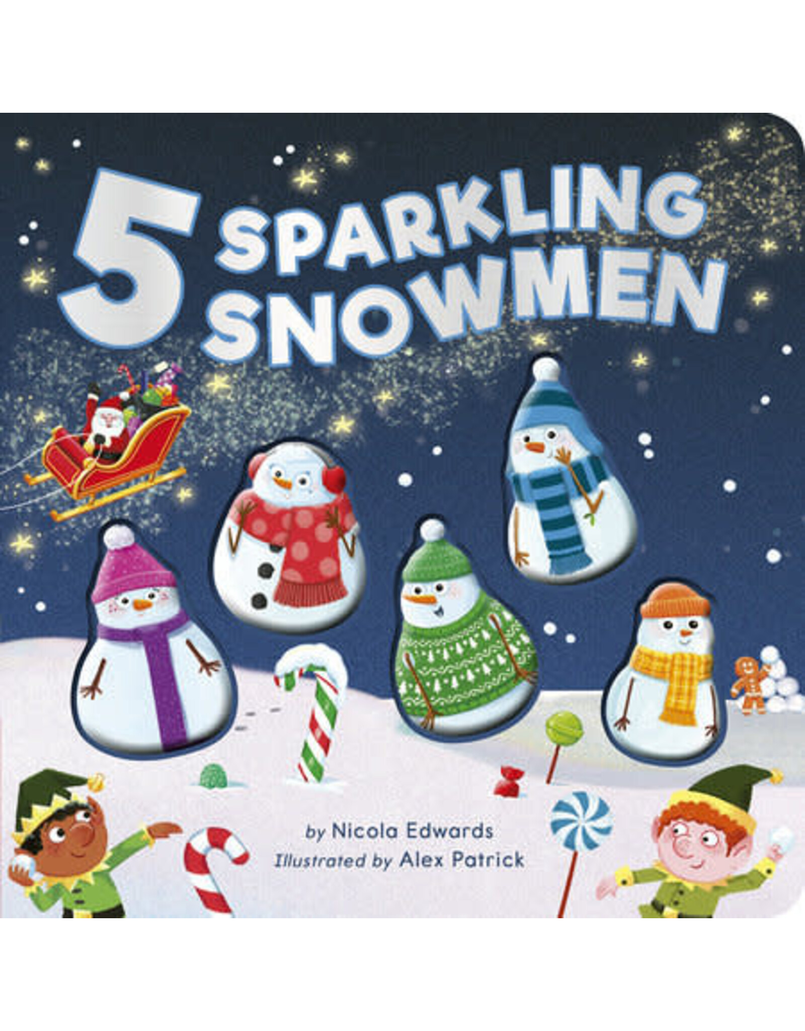Five Sparkling Snowmen