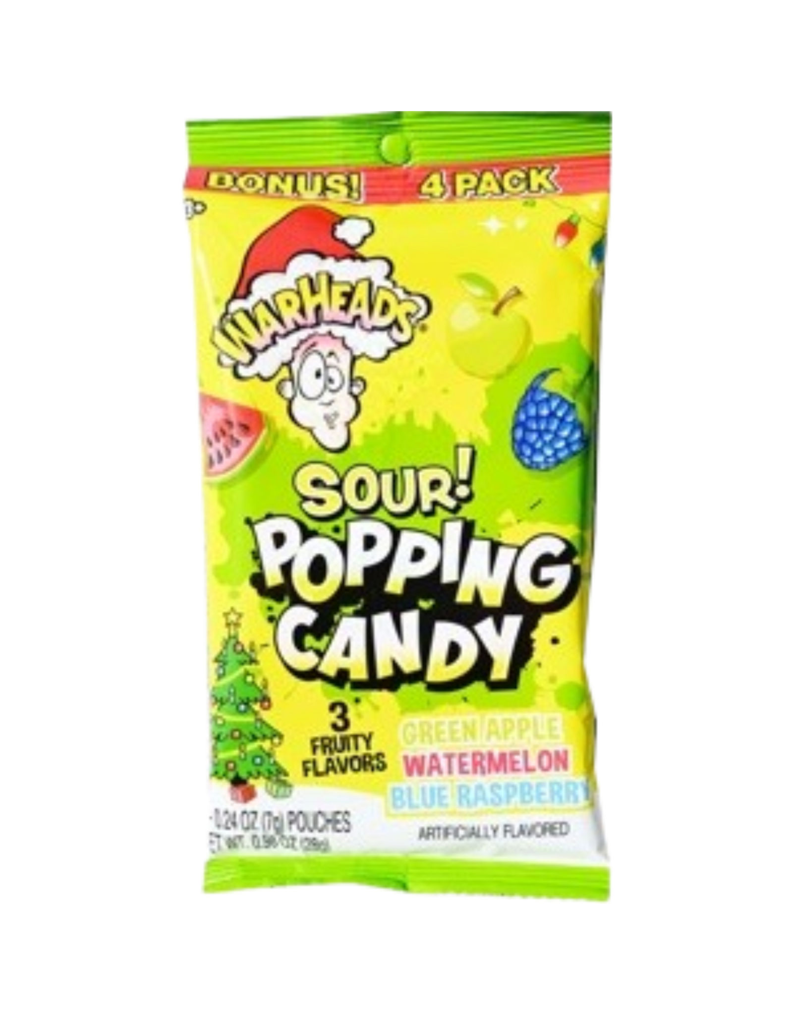 Warheads Sour Popping Candy 4 Pack