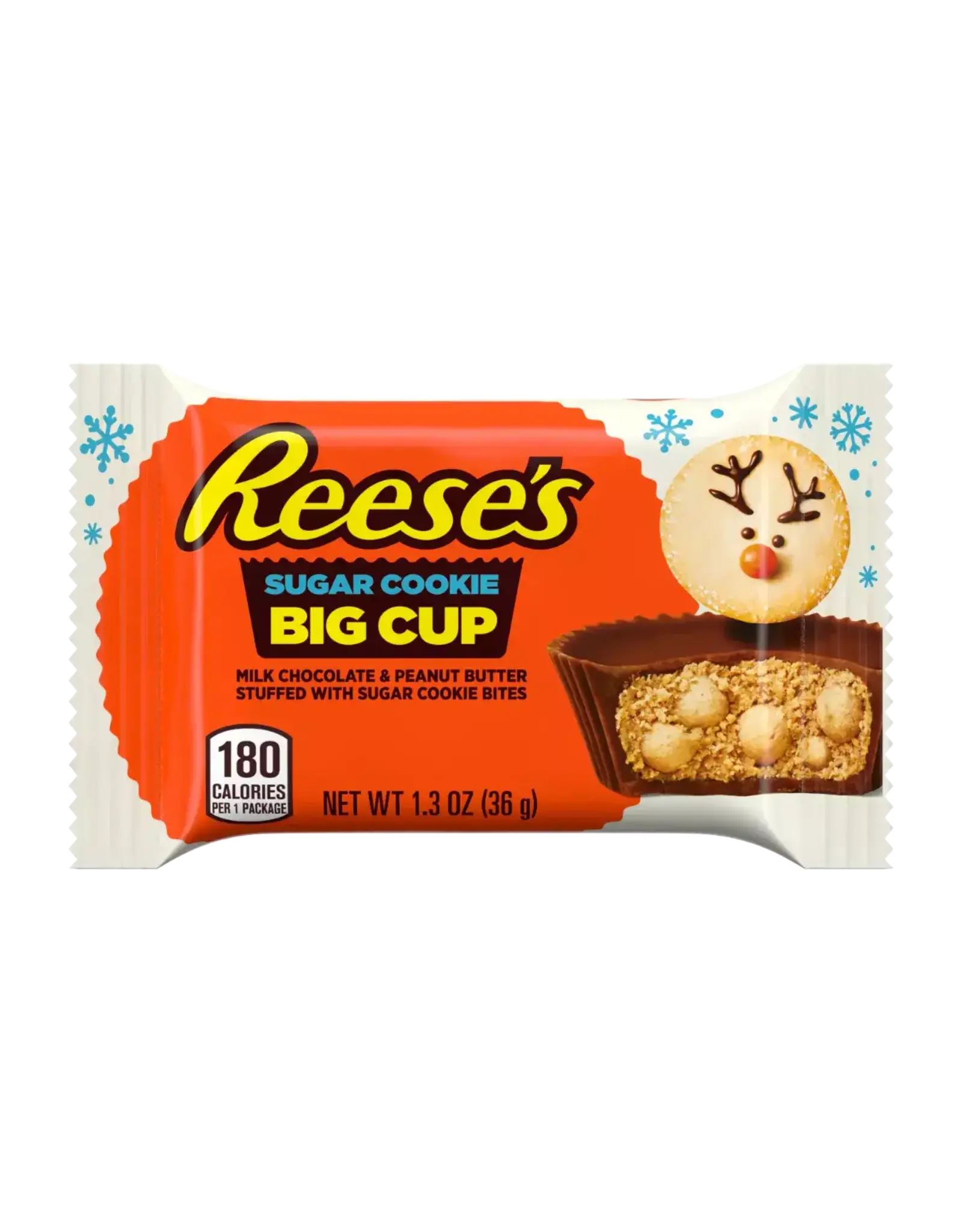 Hershey's Reese's Milk Chocolate Peanut Butter Cup Big Cup Stuffed Christmas