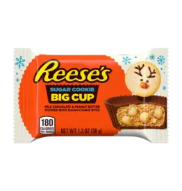 Hershey's Reese's Milk Chocolate Peanut Butter Cup Big Cup Stuffed Christmas