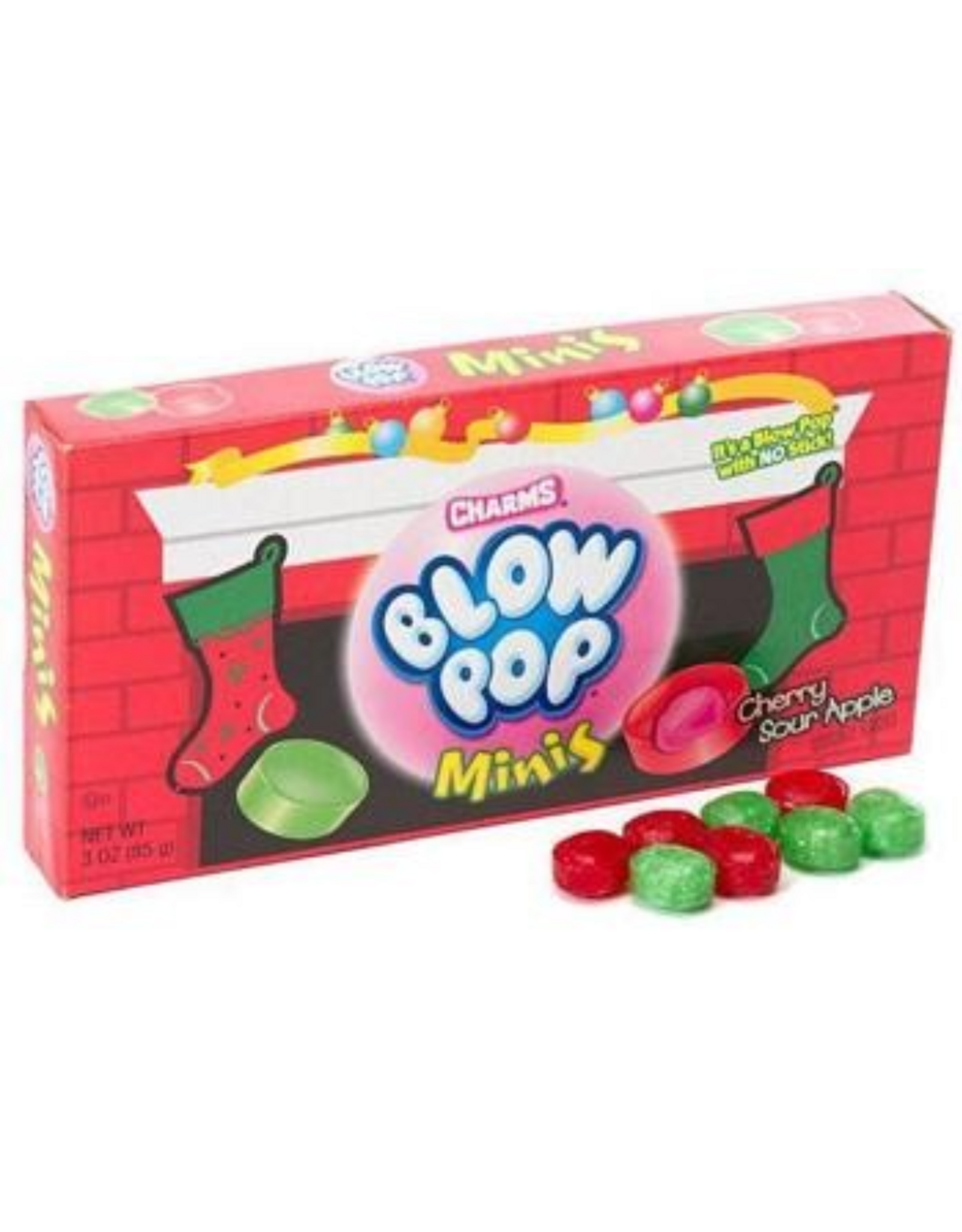 Charms Blow Pop Minis Theatre Box Christmas