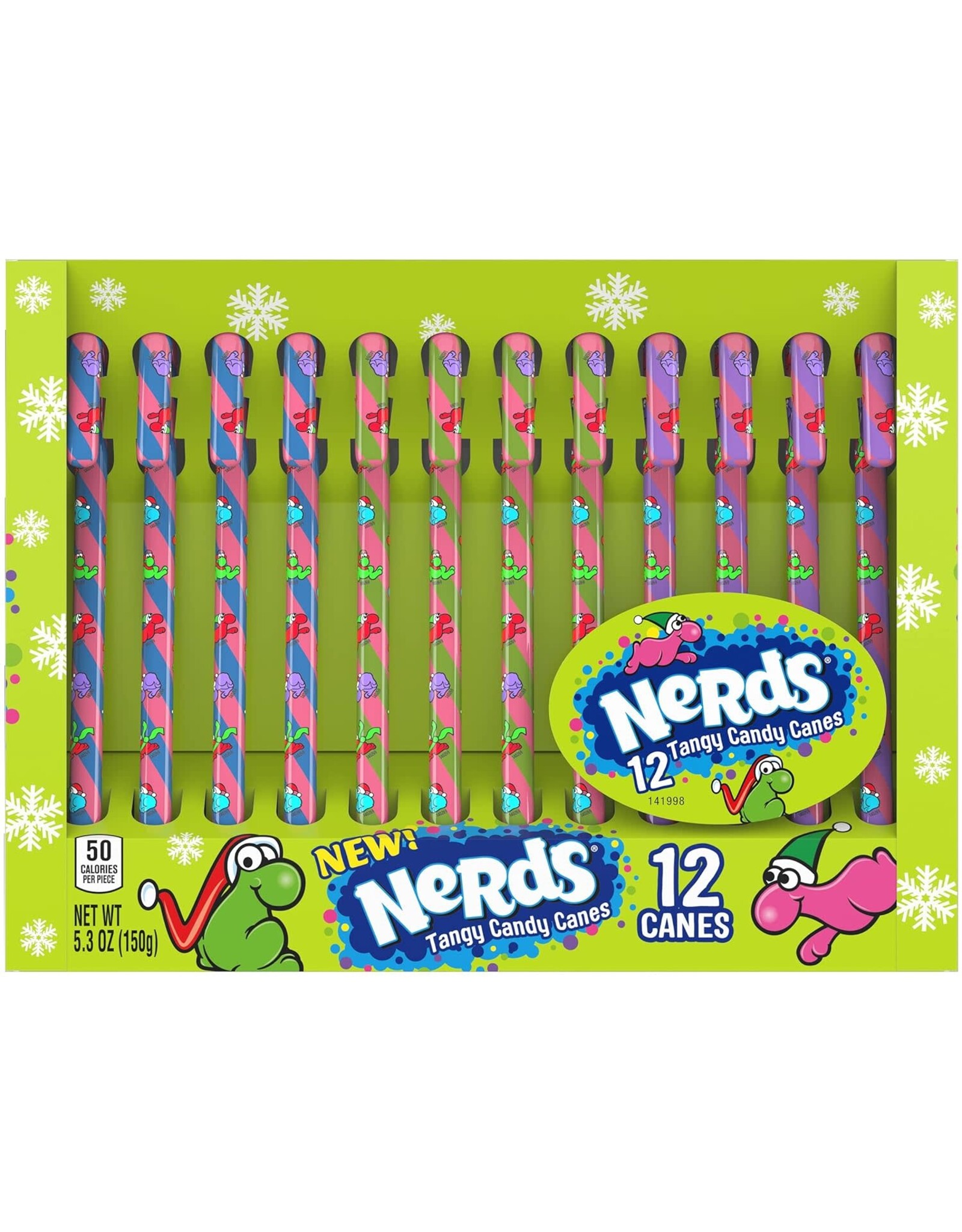 Nerds Candy Canes