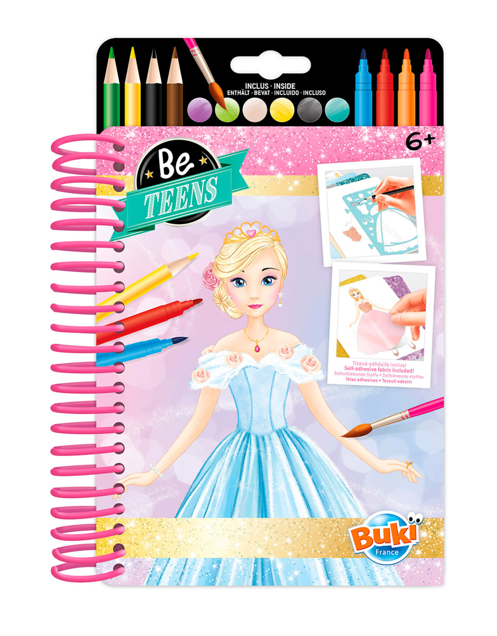 Buki Be Teens Fashion Sketchbook - Princess Dresses