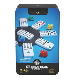 Double 12 Dominoes Game in a Metal Box