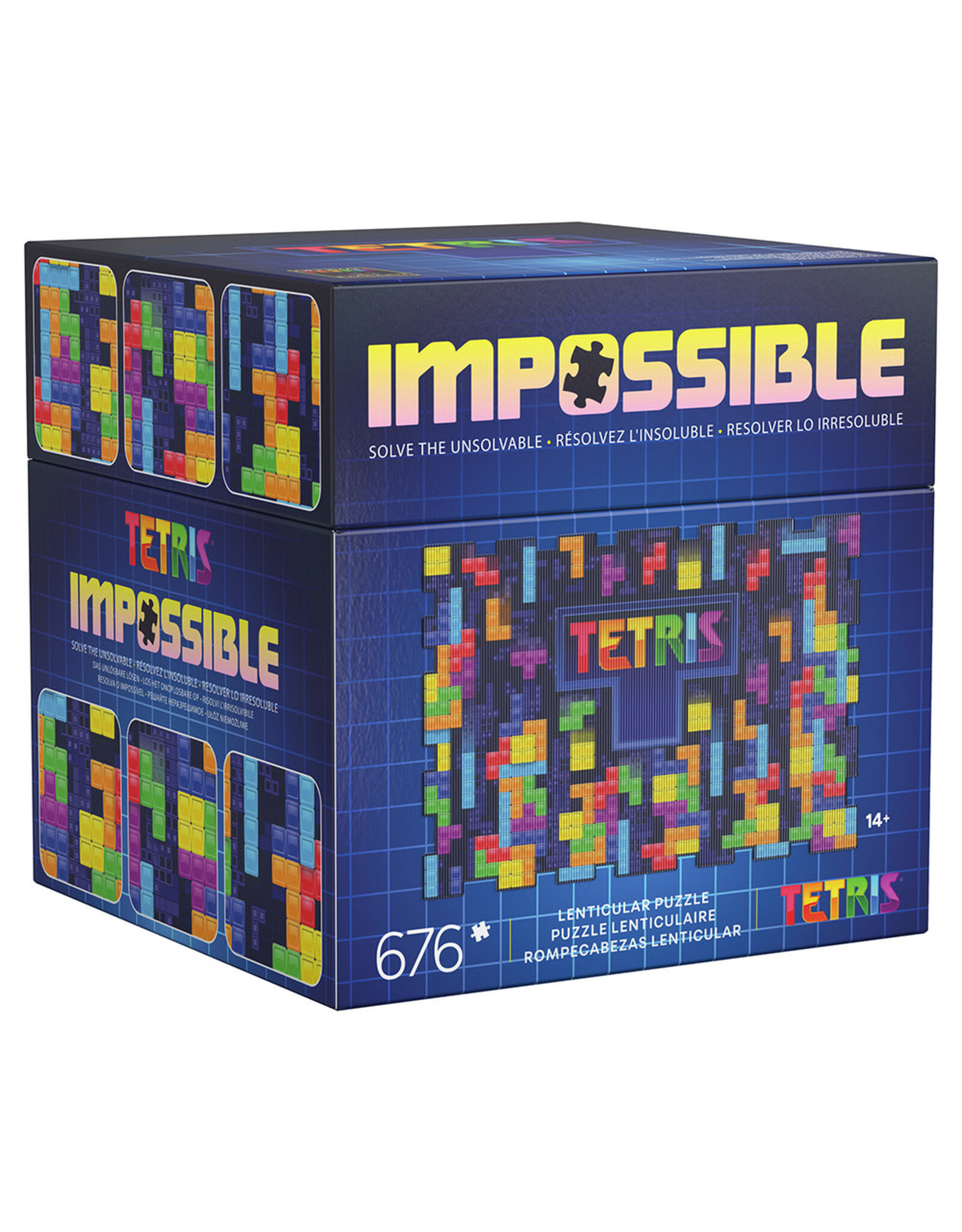 Impossible Tetris Puzzle 676 Pieces - Lenticular Puzzle