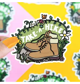 Turtle's Soup Take A Hike Vinyl Sticker