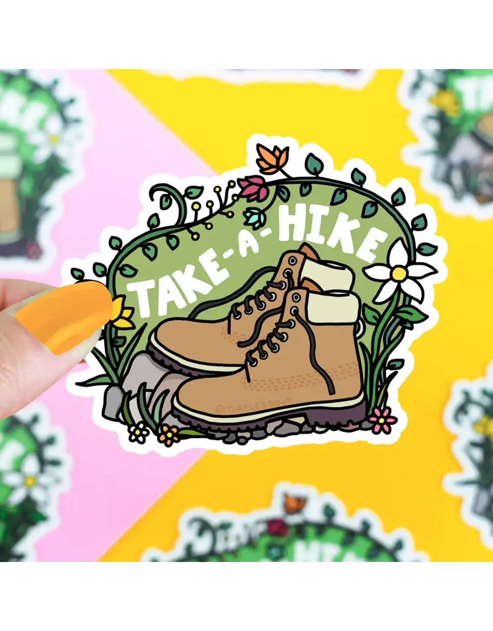 Turtle's Soup Take A Hike Vinyl Sticker