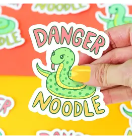 Turtle's Soup Danger Noodle Snake Vinyl Sticker