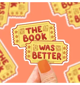 Turtle's Soup The Book Was Better Ticket Stubs Vinyl Sticker
