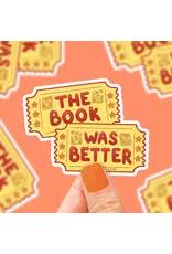 Turtle's Soup The Book Was Better Ticket Stubs Vinyl Sticker