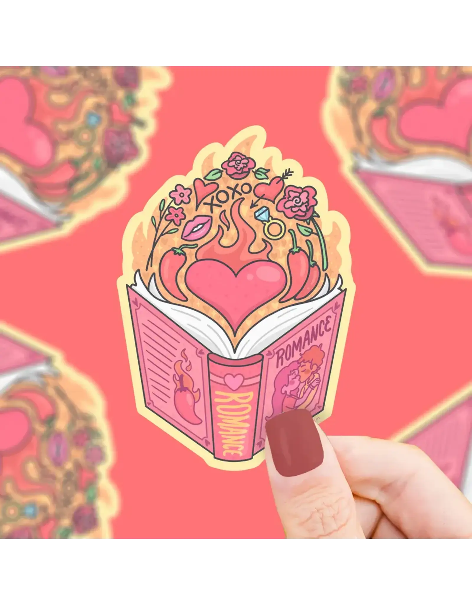 Turtle's Soup Spicy Smut Romance Book Club Vinyl Sticker