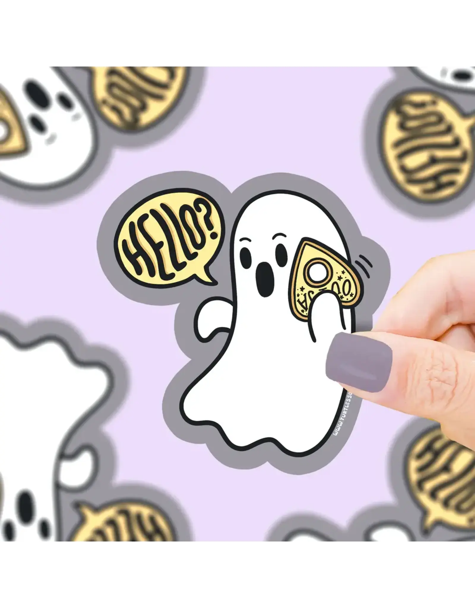 Turtle's Soup Ghost Planchette Call Vinyl Sticker