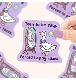 Turtle's Soup Born to Be Silly Goose Vinyl Sticker