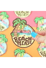 Turtle's Soup Beach Please Vinyl Sticker