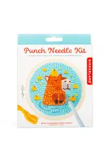 Kikkerland Capybara Punch Needle Kit
