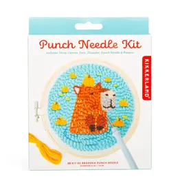 Kikkerland Capybara Punch Needle Kit