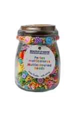 DIY Bead Jar Multicoloured