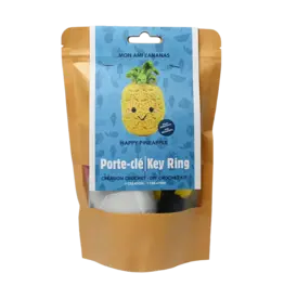 Pineapple DIY Keyring Crochet Kit