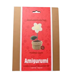 Potted Sunflower DIY Crochet Kit