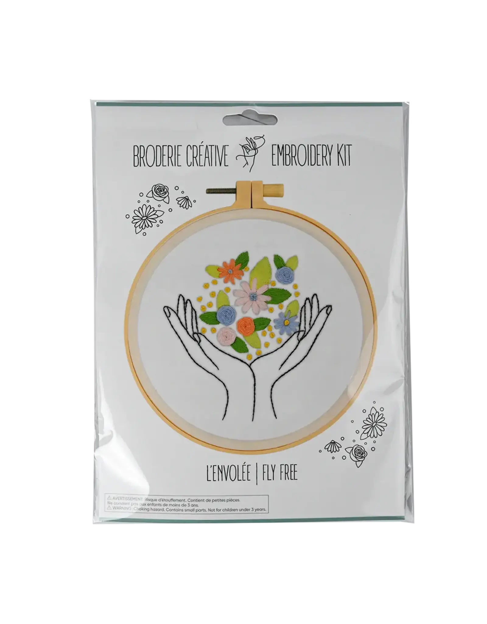 Fly Free Embroidery Kit