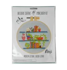 Book Lover Embroidery Kit