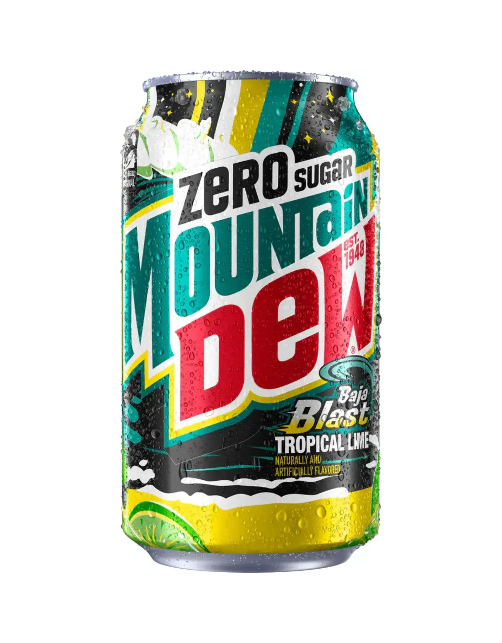 Mountain Dew Baja Blast Tropical Lime Zero