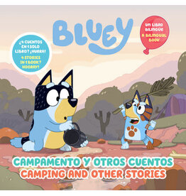 Bluey: Camping and Other Stories/Campamento y otros cuentos (Bilingual English- Spanish Edition)