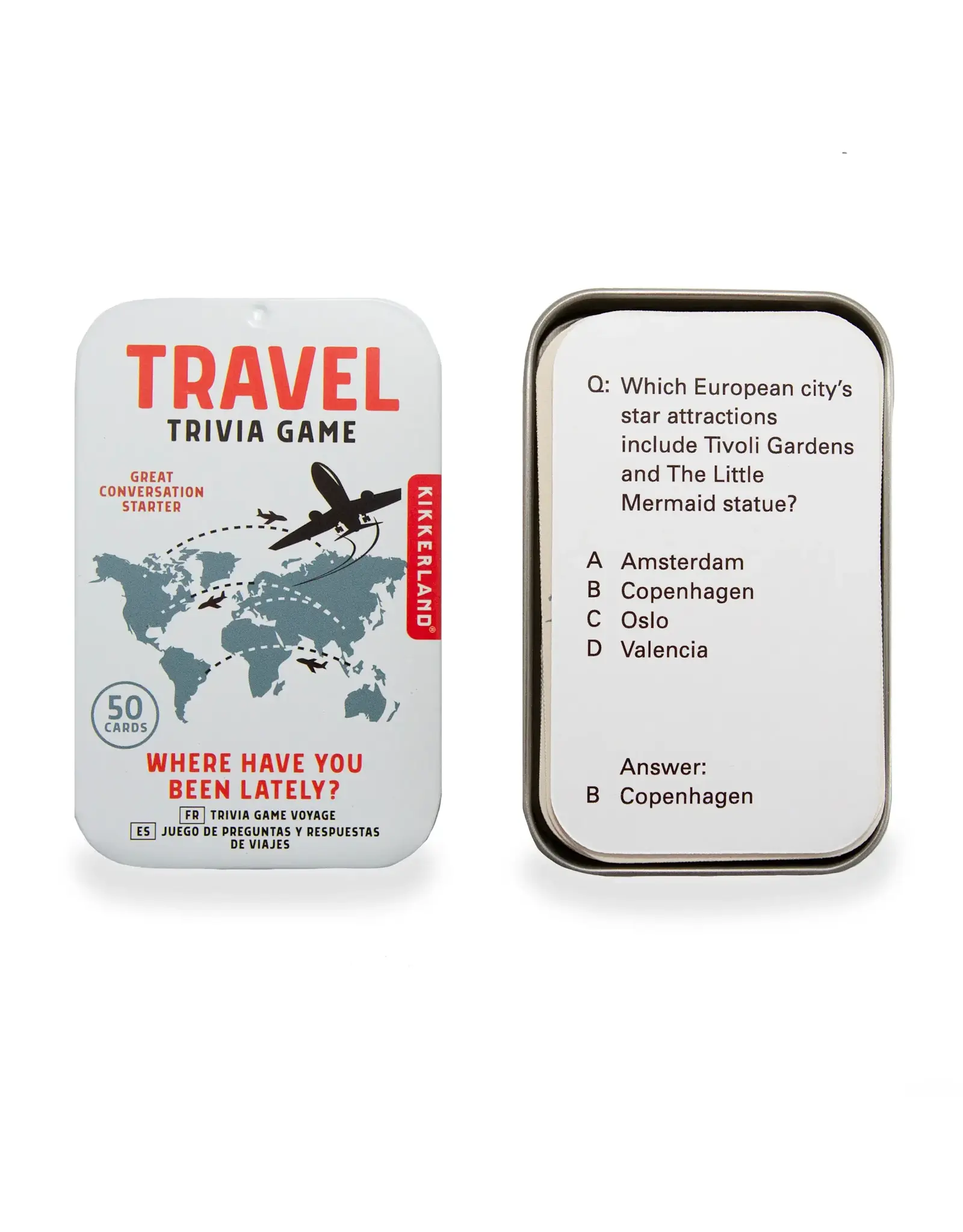 Kikkerland Travel Trivia Game