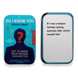 Kikkerland Do I Know You? Trivia Game