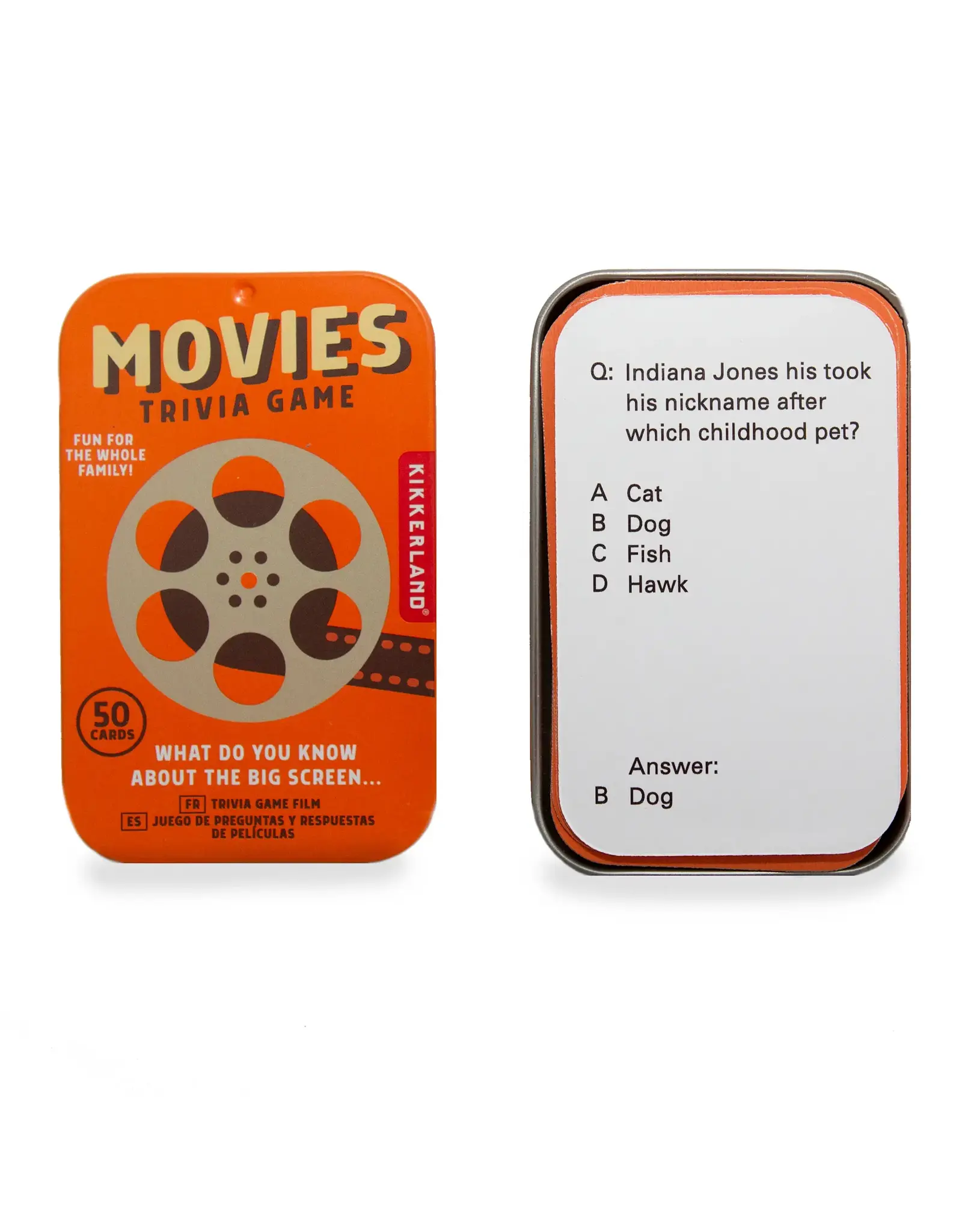 Kikkerland Movies Trivia Game