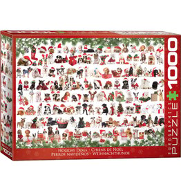 Eurographics Holiday Dogs 1000pc