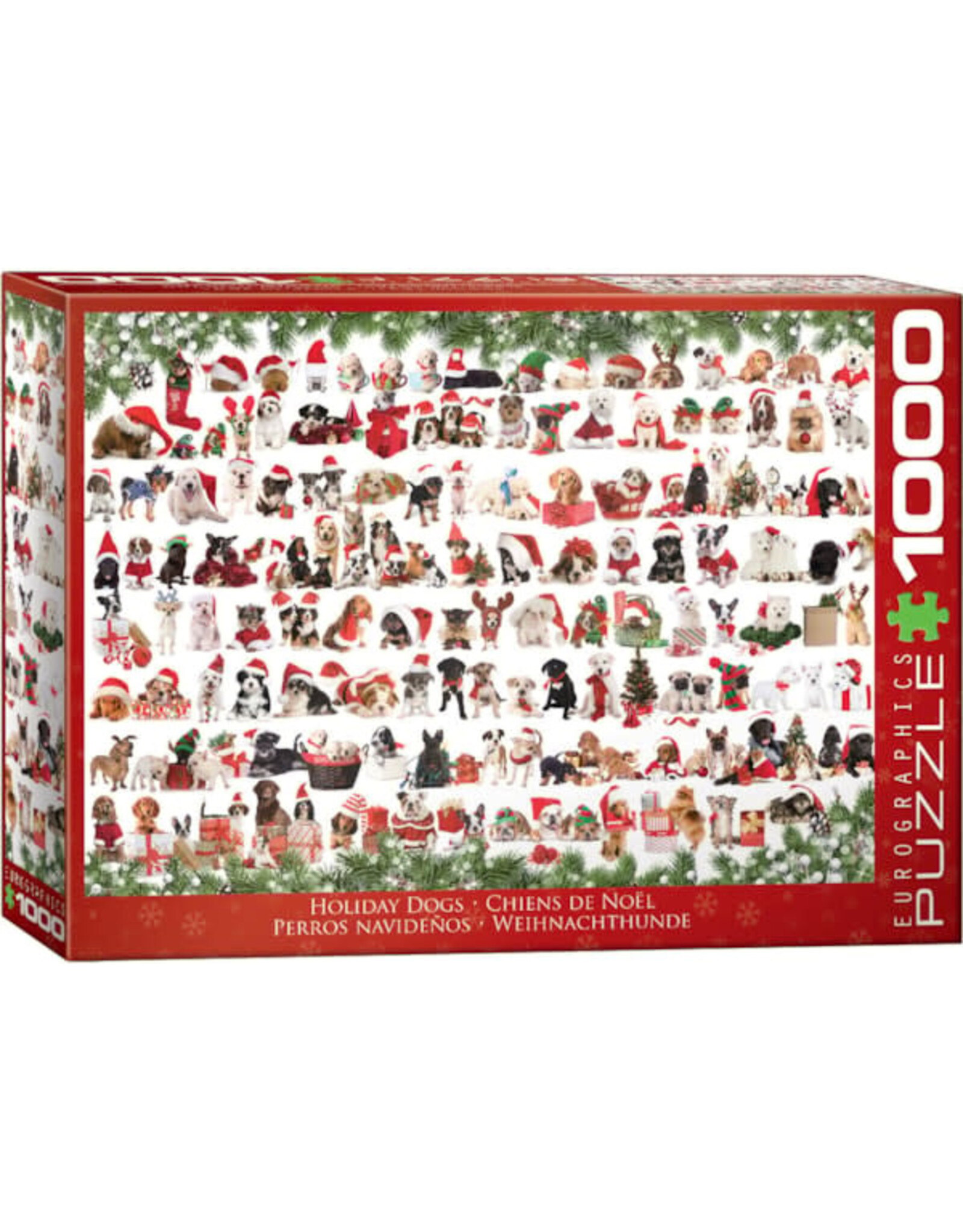 Eurographics Holiday Dogs 1000pc