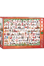 Eurographics Holiday Cats 1000 pc
