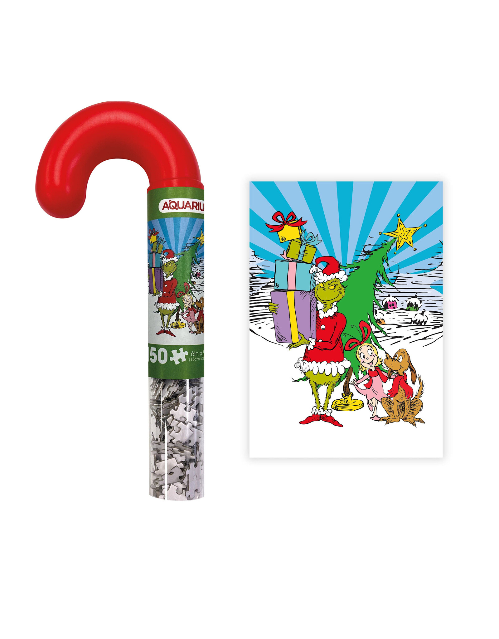 Grinch 150 Piece Jigsaw Puzzle Candy Cane