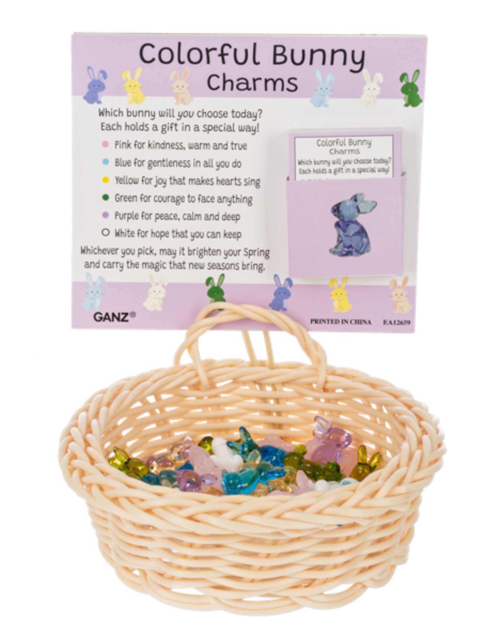 Colourful Bunny Charms