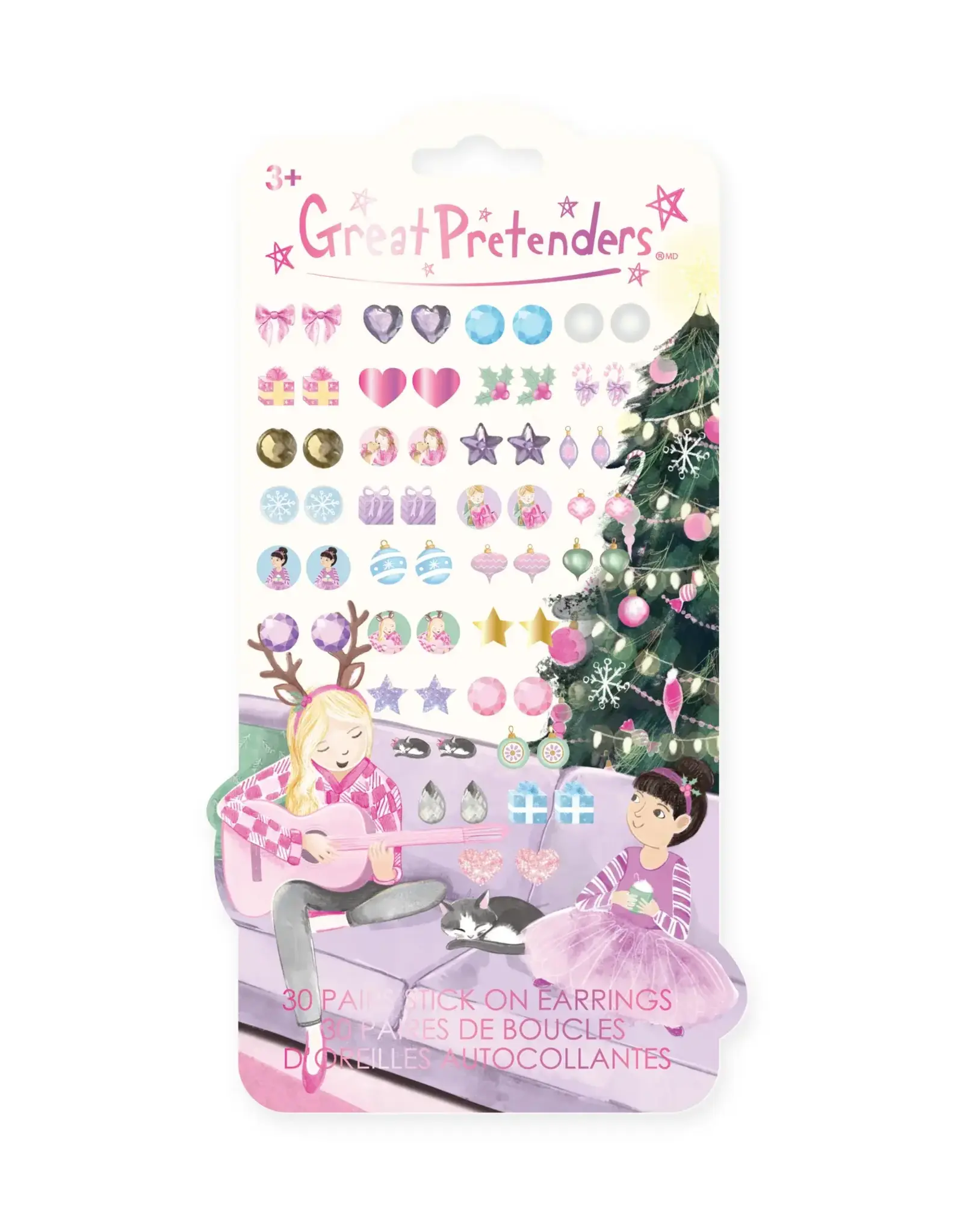 Great Pretenders Holiday Sticker Earrings