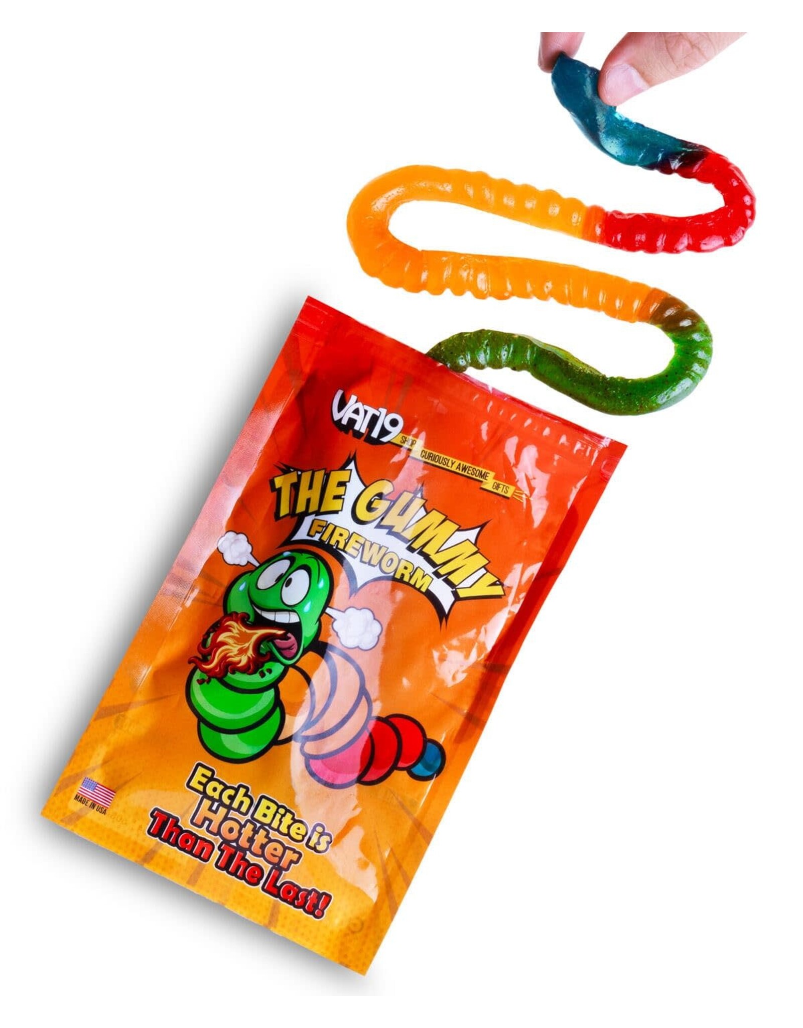 The Spicy Gummy Fireworm 2 Feet Long