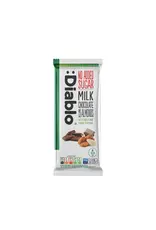 Diablo Diablo Stevia Chocolate Bar - Milk Chocolate with Almond 75g (British)
